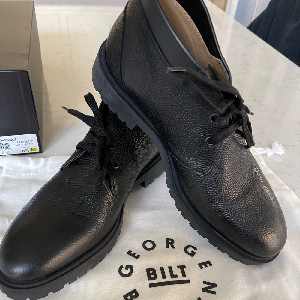 COPY - Chukka Boots, Brown Bilt, Black, New